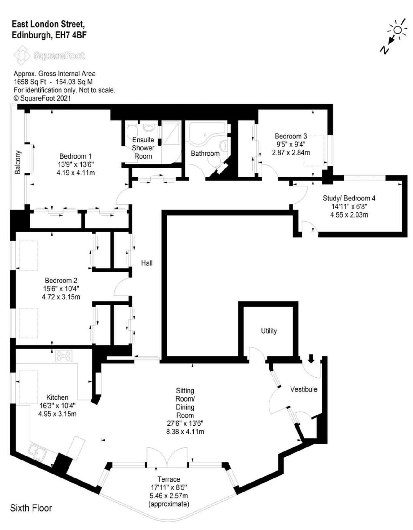 Апартаменты Edinburgh Penthouse 101 Экстерьер фото